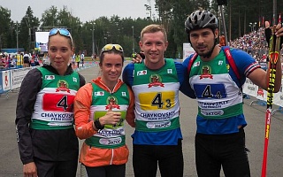 Российские спортсмены успешно выступили на Чемпионате и Первенстве мира по летнему биатлону в г. Чайковском (Пермский край)