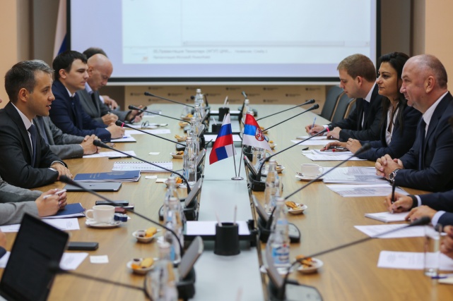 Встреча с министром инноваций Сербии Ненадом Поповичем